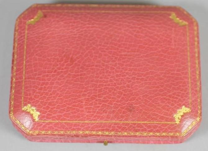 A FRENCH ART DECO SILVER AND GUILLOCHE ENAMEL CIGARETTE CASE Image