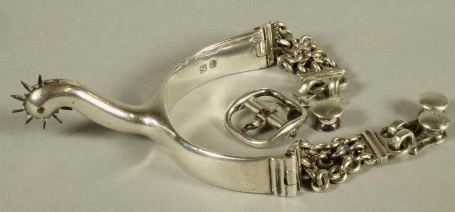 A GEORGE III SILVER SPUR Image
