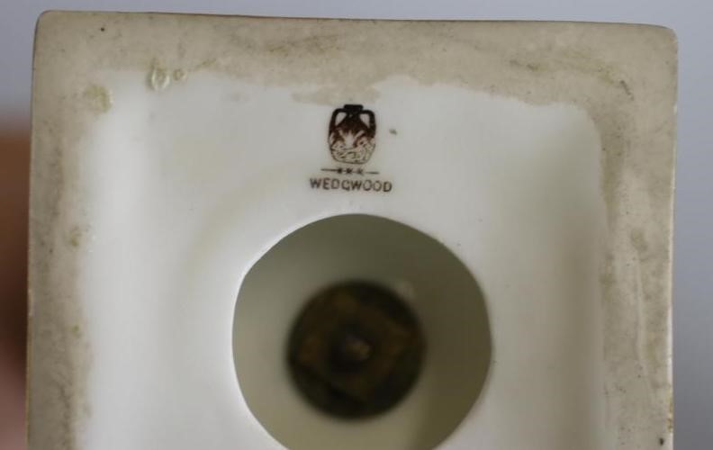 A PAIR OF WEDGWOOD CHINA VASES AND COVERS Image