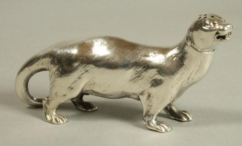 A LATE VICTORIAN SILVER NOVELTY PEPPERETTE Image