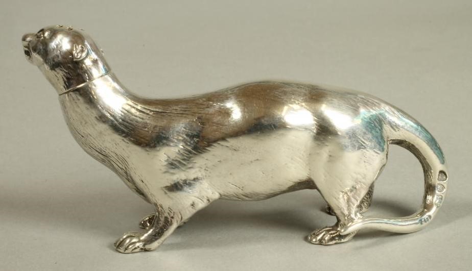 A LATE VICTORIAN SILVER NOVELTY PEPPERETTE Image