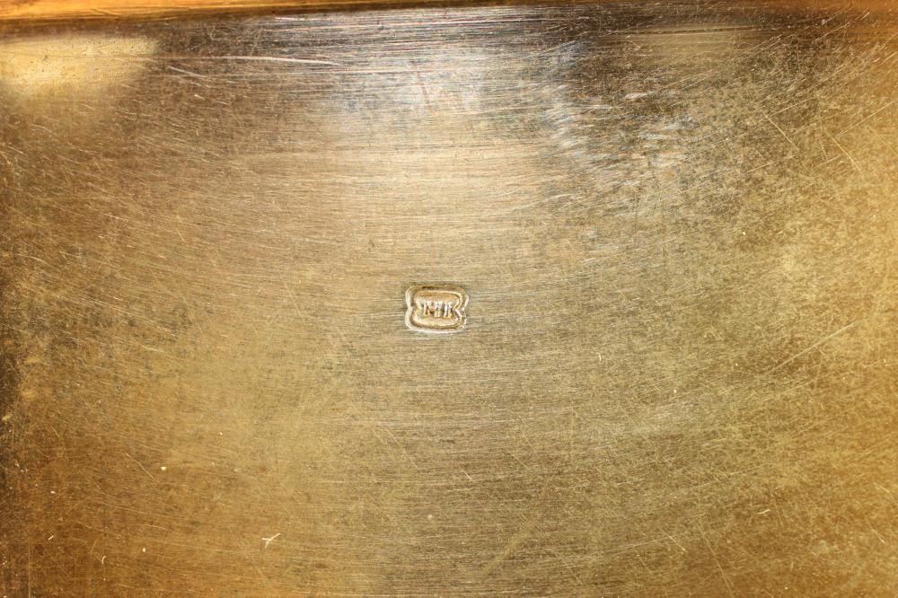 AN AUSTRO-HUNGARIAN SILVER SHALLOW SNUFF BOX Image