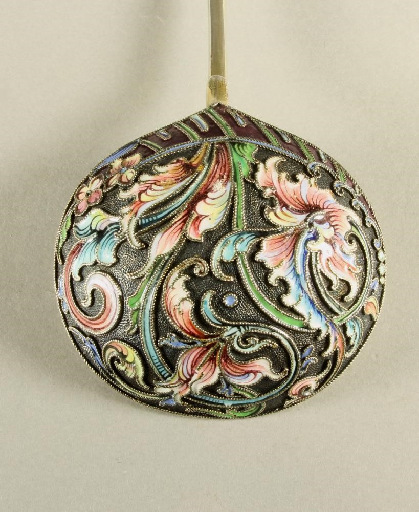 A RUSSIAN SILVER LADLE Image