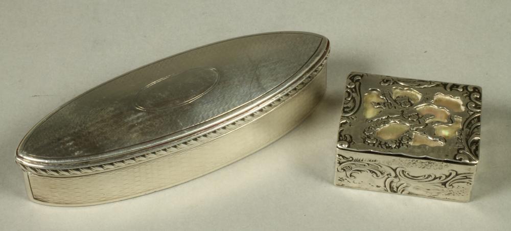 A LATE VICTORIAN SILVER DRESSING TABLE BOX Image