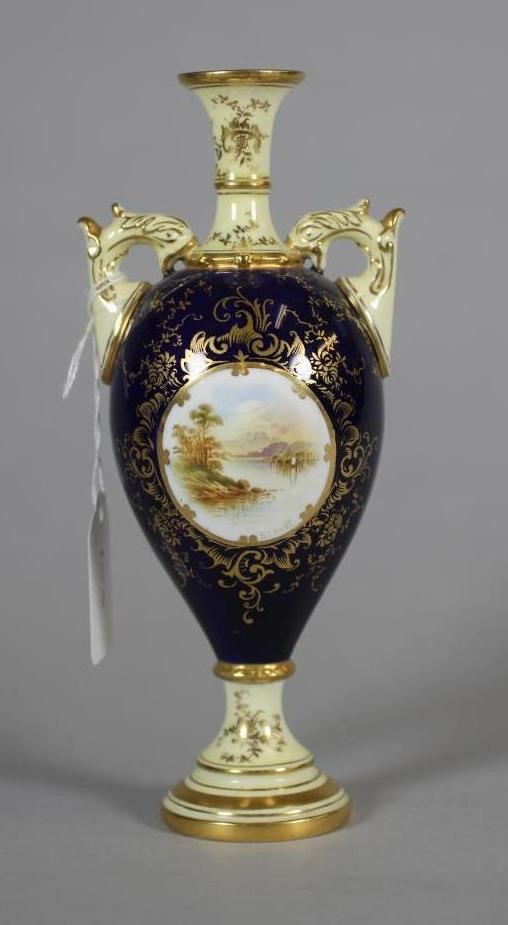 A COALPORT CHINA VASE Image