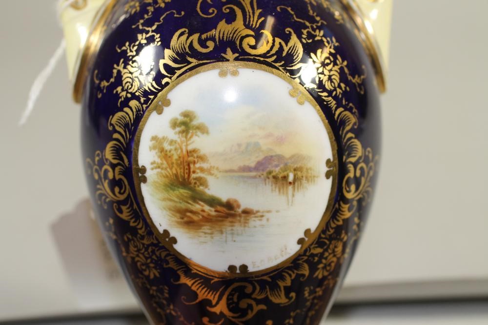 A COALPORT CHINA VASE Image