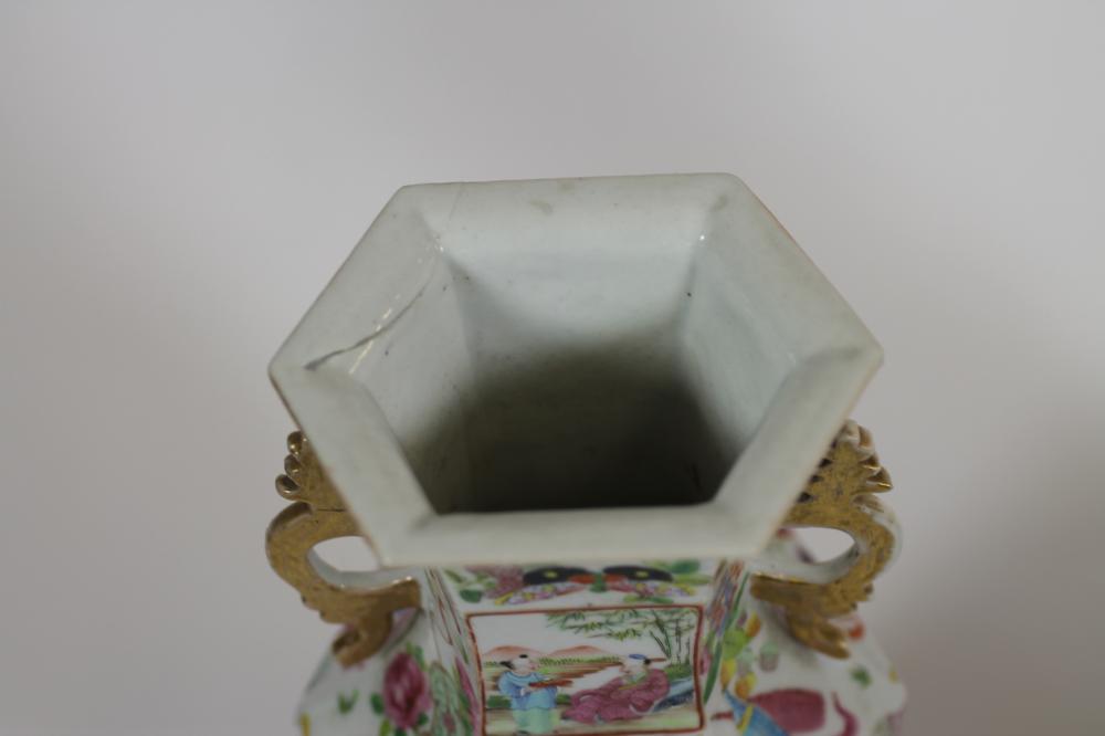 A PAIR OF COALPORT CHINA VASES AND COVERS Image