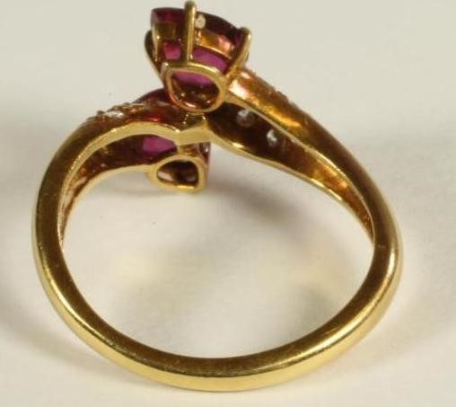 A RUBY AND DIAMOND RING Image