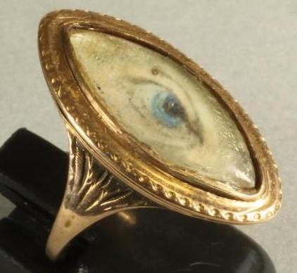 A GEORGIAN "EYE" RING Image