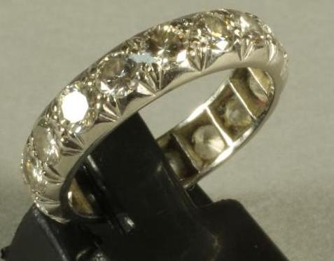 A DIAMOND ETERNITY RING Image