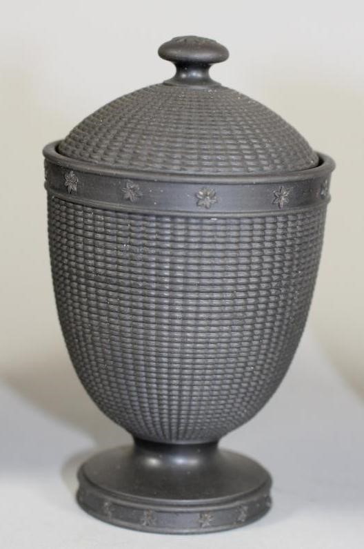 A WEDGWOOD BLACK BASALT CACHE-POT Image