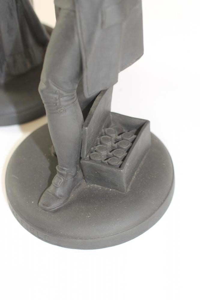 TWO WEDGWOOD BASALT FIGURES Image