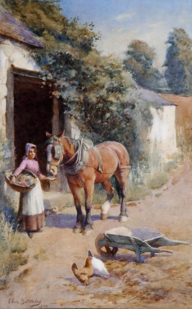 EDWIN BOTTOMLEY A.R. CAM A. (1865-1929) Image