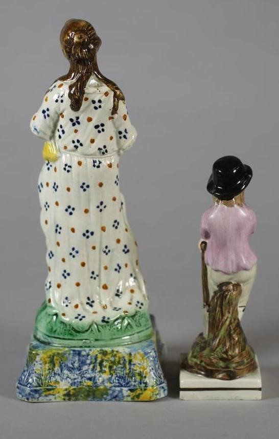 A PEARLWARE FIGURE Image