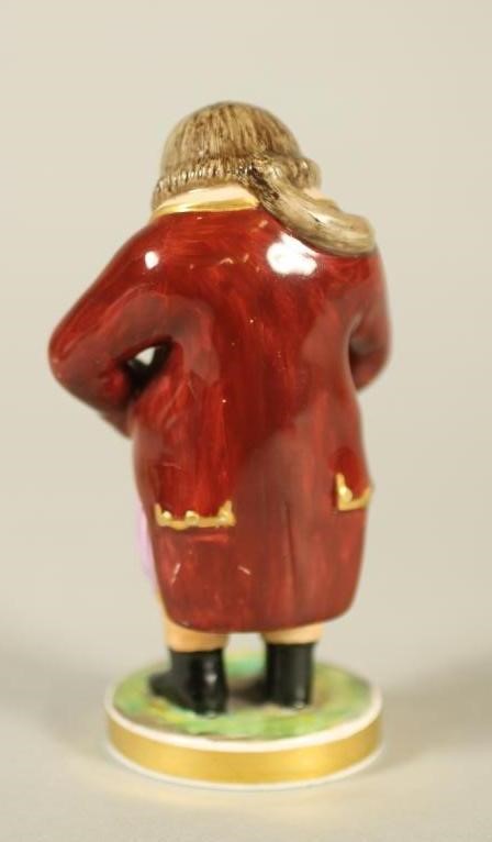 A STEVENSON & HANCOCK DERBY PORCELAIN FIGURE Image