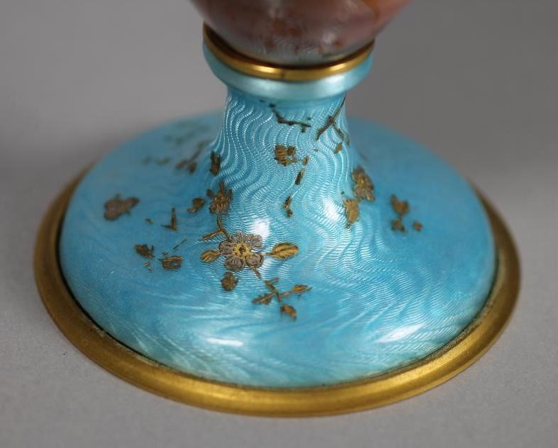 A LIMOGES ENAMEL VASE Image