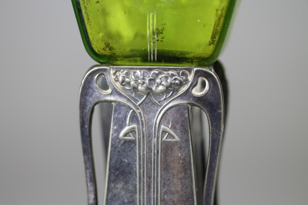 AN ART NOUVEAU WMF VASE of shaped oblong section Image