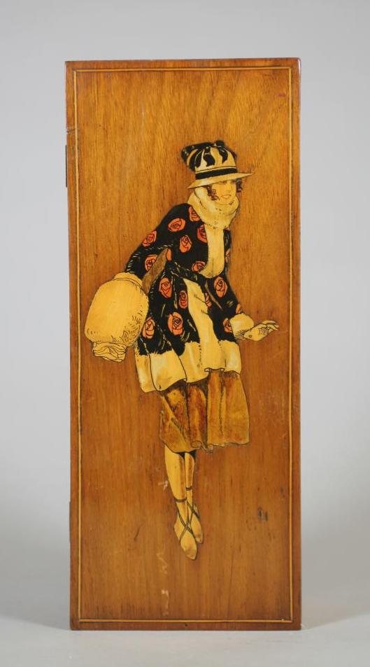 A PRISONER OF WAR MAHOGANY BOX Image