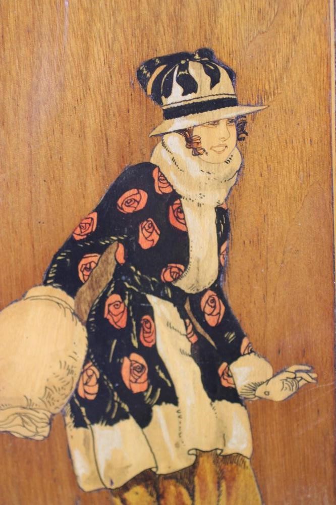 A PRISONER OF WAR MAHOGANY BOX Image