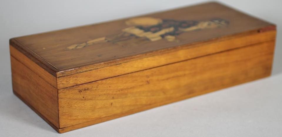 A PRISONER OF WAR MAHOGANY BOX Image