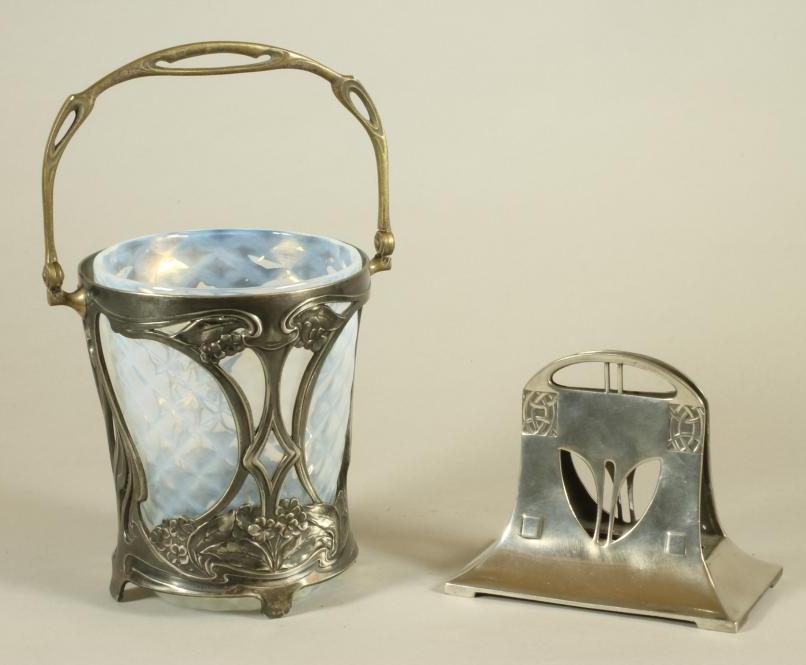 AN ART NOUVEAU WMF ICE BUCKET Image