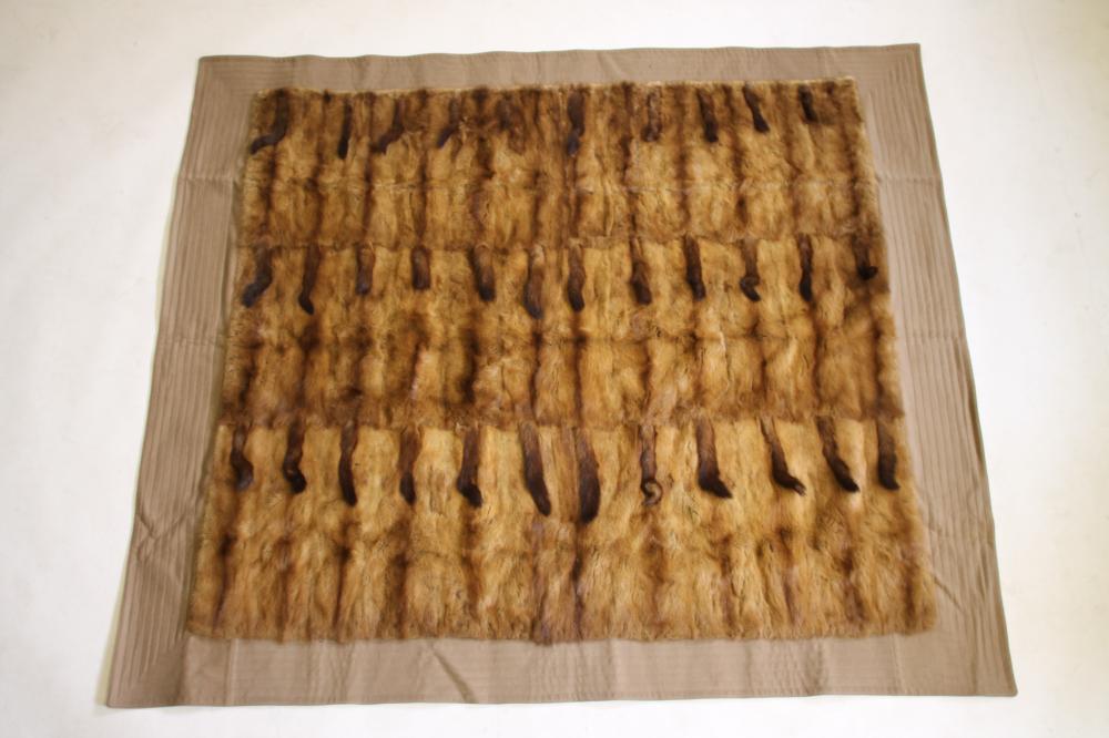 A MINK MOTOR CAR RUG Image
