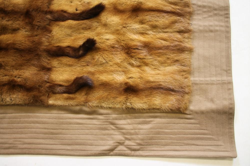 A MINK MOTOR CAR RUG Image
