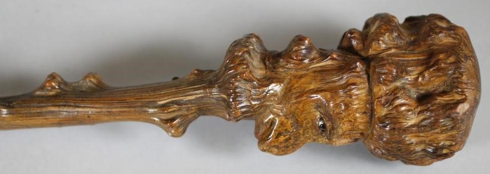 A VICTORIAN THORN WALKING STICK Image