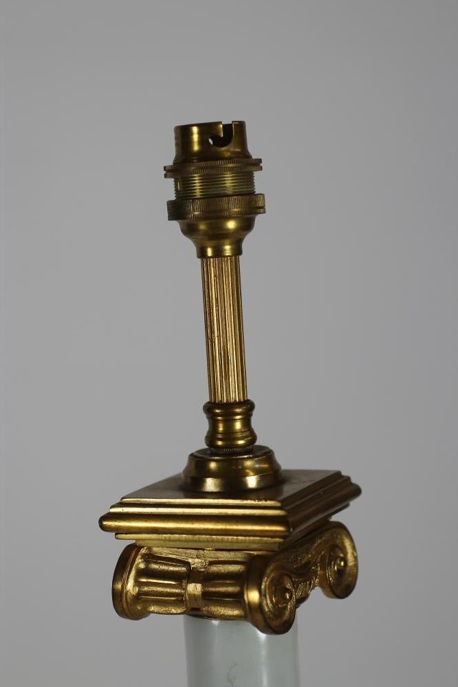 A REGENCY STYLE ELECTRIC TABLE LAMP BASE Image