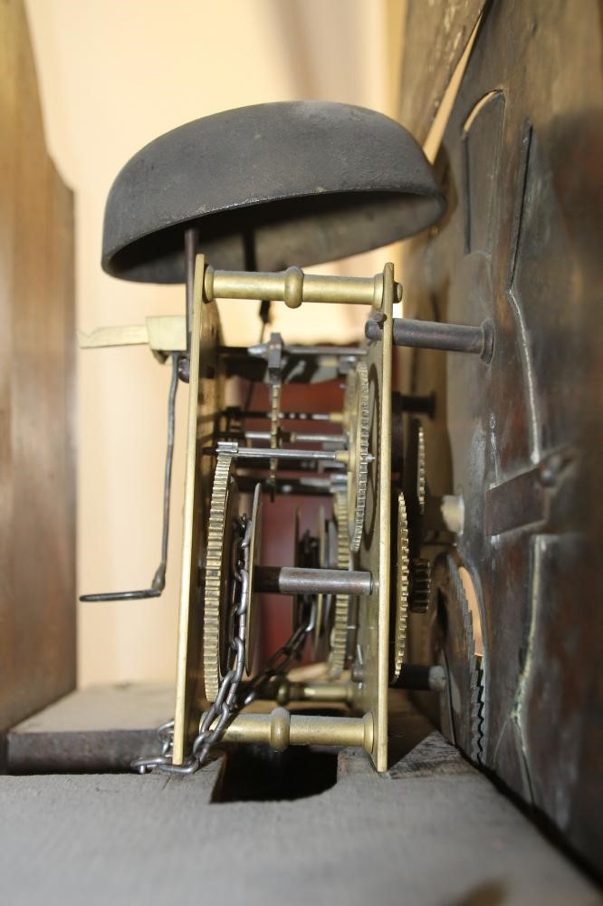 AN OAK LONGCASE CLOCK Image