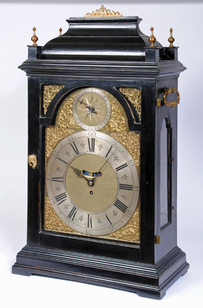 AN IMPRESSIVE EARLY GEORGIAN TABLE CLOCK by Joseph Windmills Image