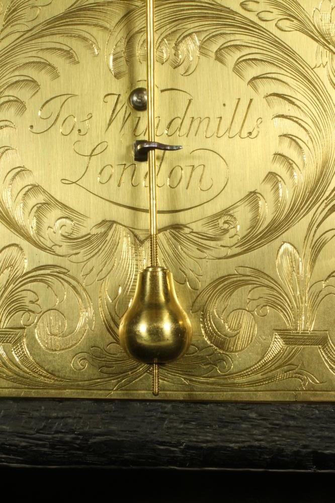 AN IMPRESSIVE EARLY GEORGIAN TABLE CLOCK by Joseph Windmills Image