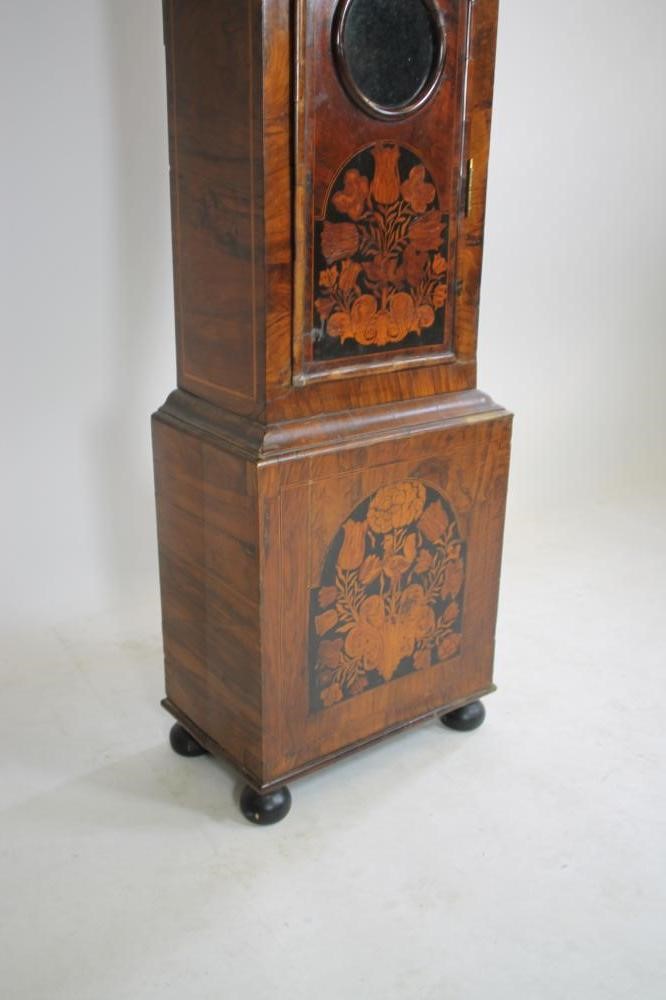 A WALNUT MARQUETRY LONGCASE CLOCK by Jacobus Goubert Image