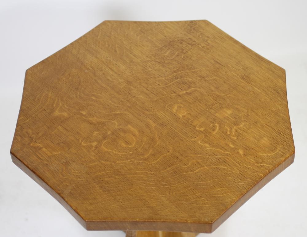 A ROBERT THOMPSON ADZED OAK COFFEE TABLE Image
