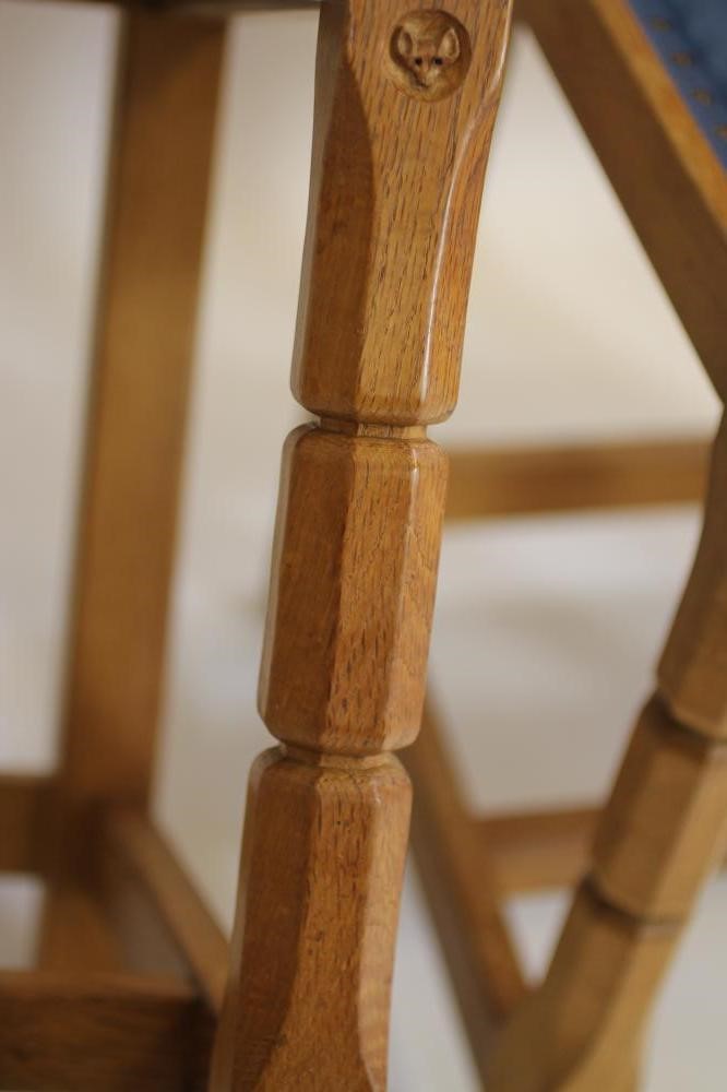 A MALCOLM PIPES ADZED OAK DINING SUITE comprising gateleg table Image