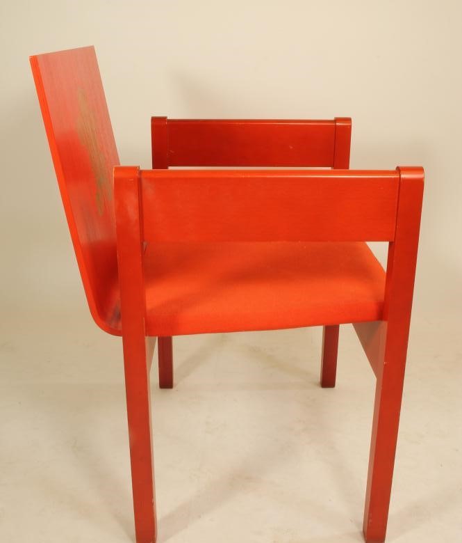 A PRINCE OF WALES INVESTITURE CHAIR designed by Anthony Armstrong Jones Image