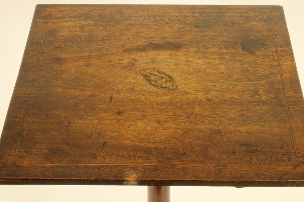 A GEORGE III MAHOGANY WINE TABLE Image