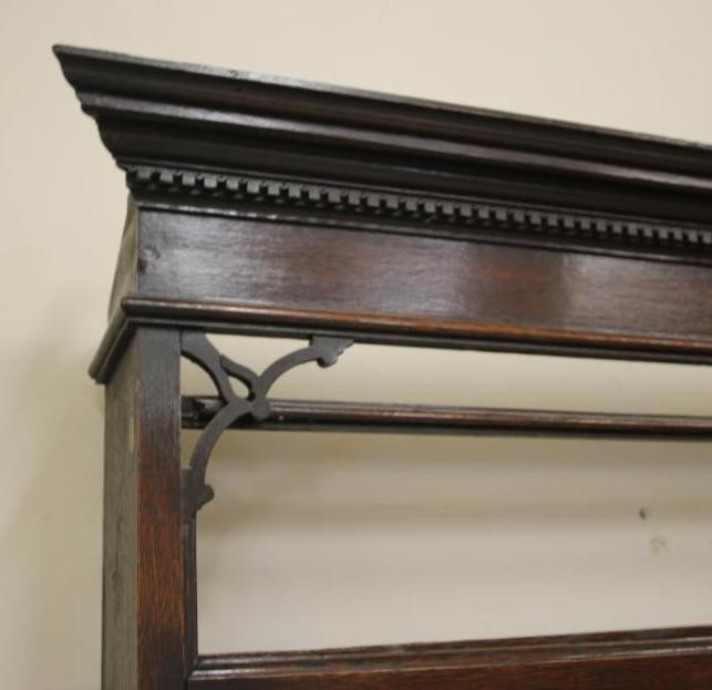 AN OAK ENCLOSED DRESSER Image