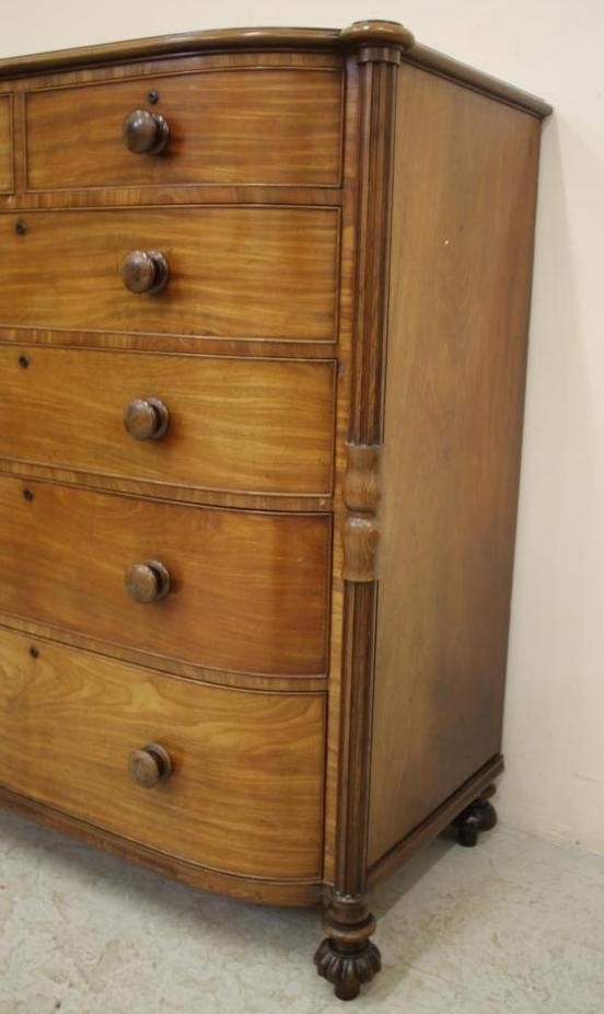A MAHOGANY CHEST Image