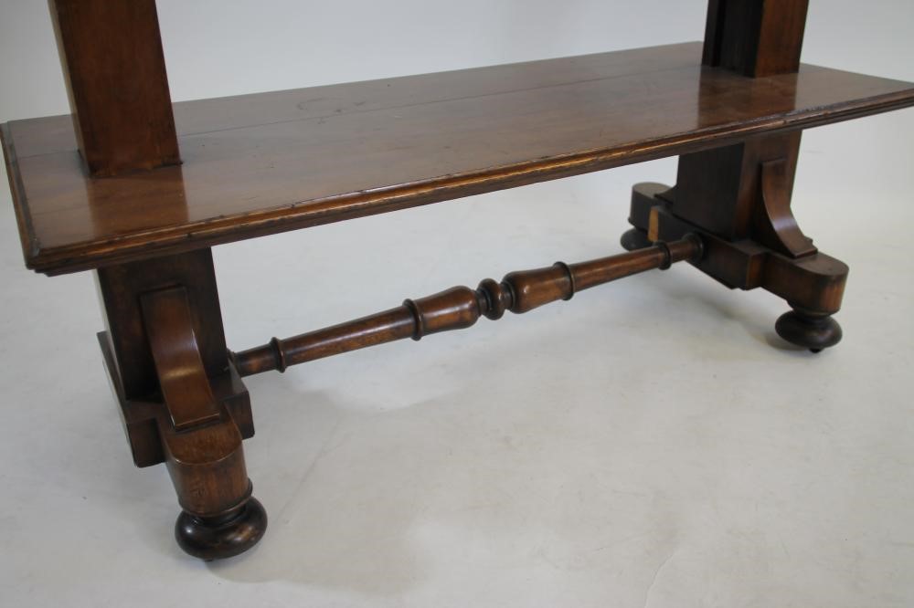 A VICTORIAN OAK BUFFET of oblong three tier form Image