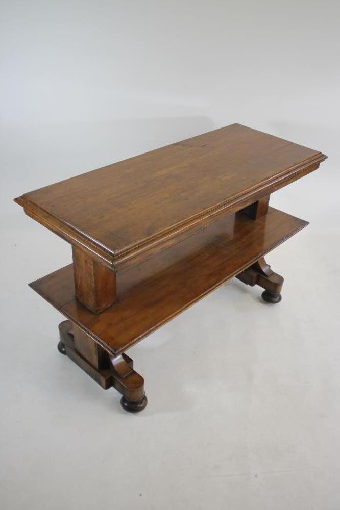 A VICTORIAN OAK BUFFET of oblong three tier form Image