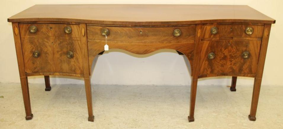 A GEORGIAN REVIVAL MAHOGANY SIDEBOARD Image
