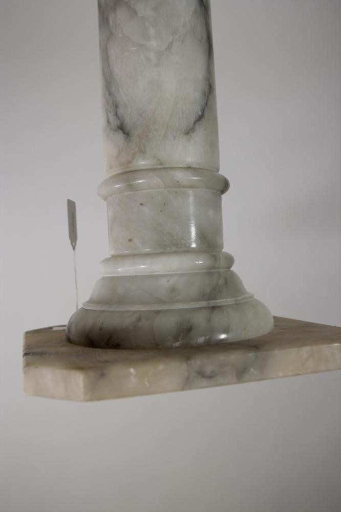 AN ALABASTER PEDESTAL Image