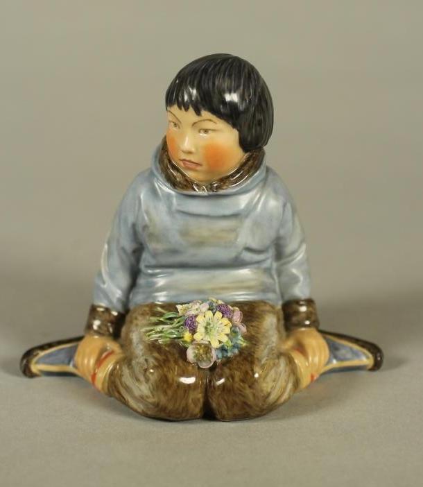 A ROYAL COPENHAGEN PORCELAIN FIGURE Image