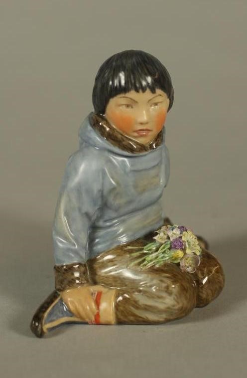A ROYAL COPENHAGEN PORCELAIN FIGURE Image