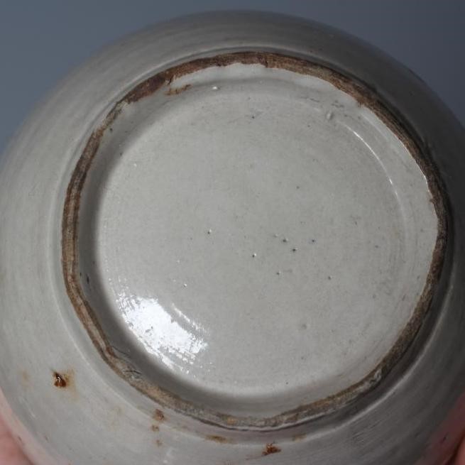 THREE CHINESE STONEWARE CELADON GLAZED BALUSTER VASES, unmarked, 10 1/2", 9" & 7 1/2" high (Est. Image