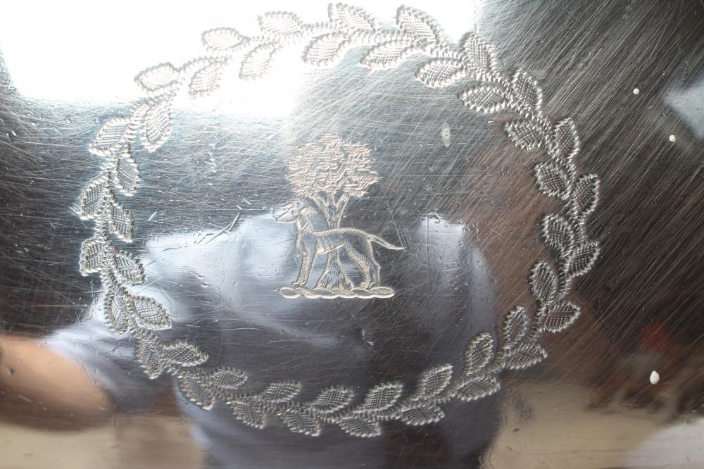A LATE GEORGE III SCOTTISH SILVER THREE PIECE TEA SERVICE by James McKay Image