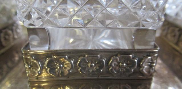 A GEORGE IV SILVER DESK STANDISH by Joseph Craddock & William Ker Reid Image