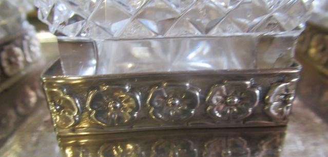 A GEORGE IV SILVER DESK STANDISH by Joseph Craddock & William Ker Reid Image