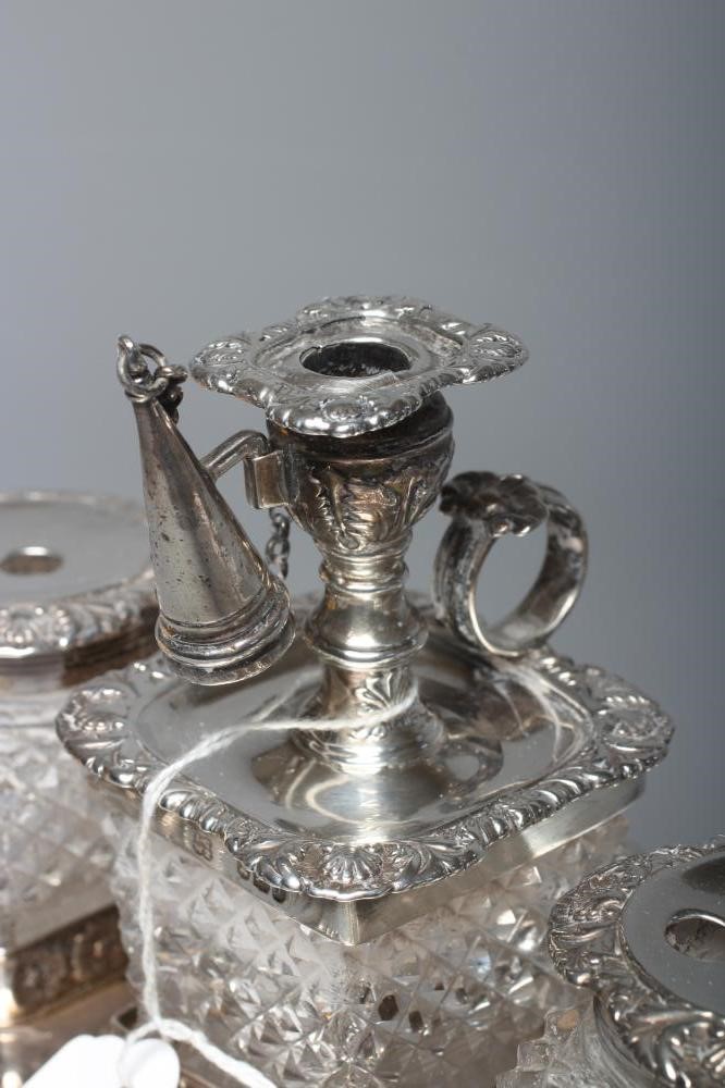 A GEORGE IV SILVER DESK STANDISH by Joseph Craddock & William Ker Reid Image